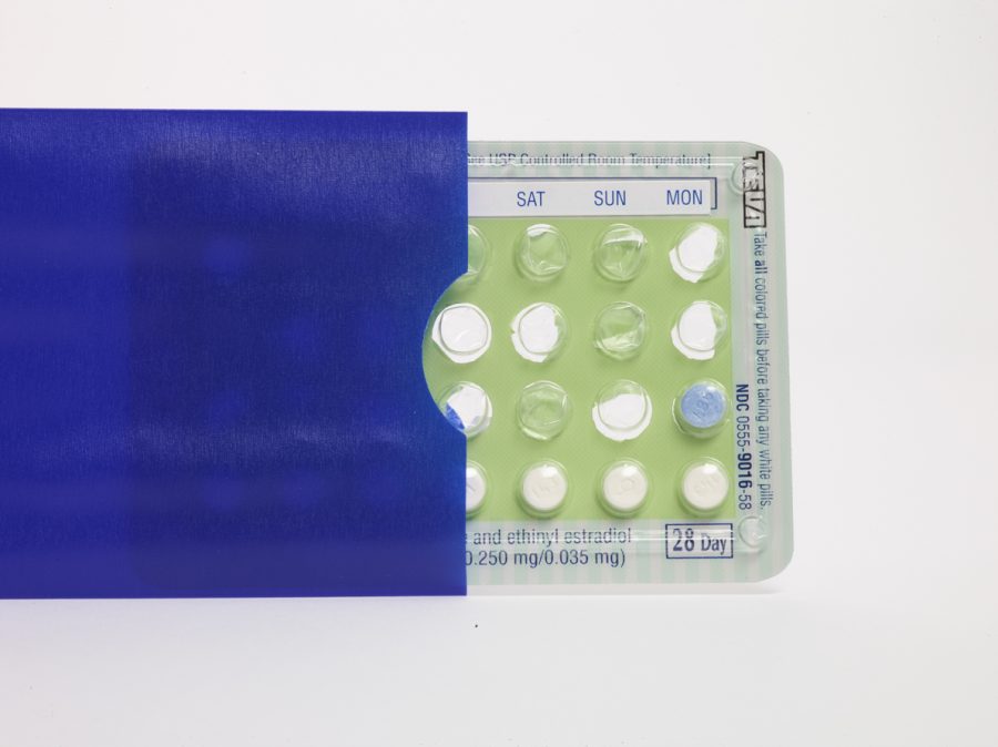 birth control pills in their package