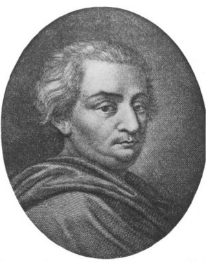 portrait of Cesare Beccaria, who wrote against the death penalty