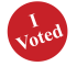 Minnesota "I Voted" Sticker