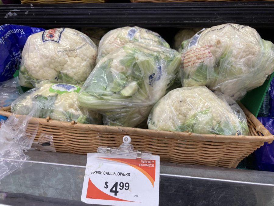 heads of cauliflower, a healthy thanksgiving alternative