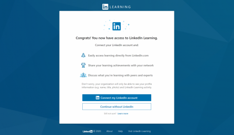 screenshot of linkedin learning landing page