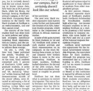 “Fordham Fails Black Students”