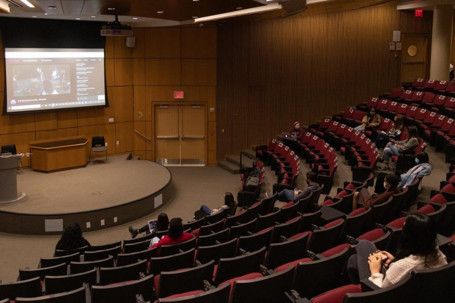 The virtual performance was streamed for everyone watching from home and in the McNally Amphitheatre for an in-person viewing experience.