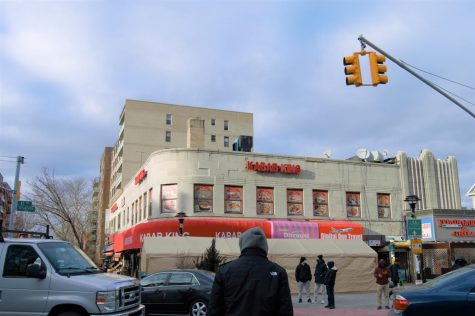 photo of building in diversity plaza in jackson heights