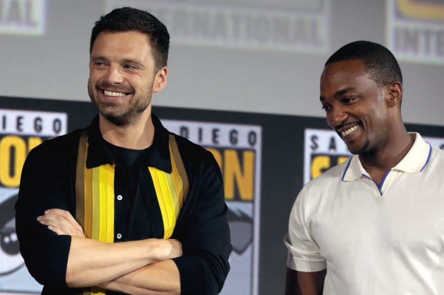 Sebastian Stan (left) and Anthony Mackie show off the fullness of their acting range after being supporting characters in the Marvel movies that preceded 