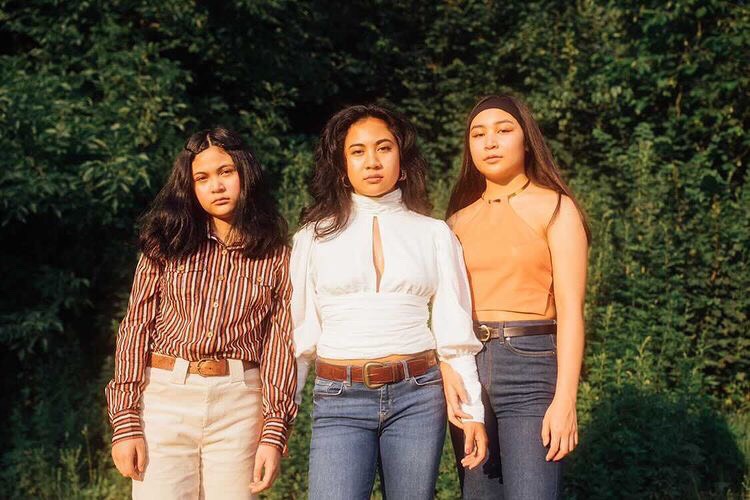 The Braganza Sisters stand for a photo together, Left to right: Adriana, Anika, Amaya