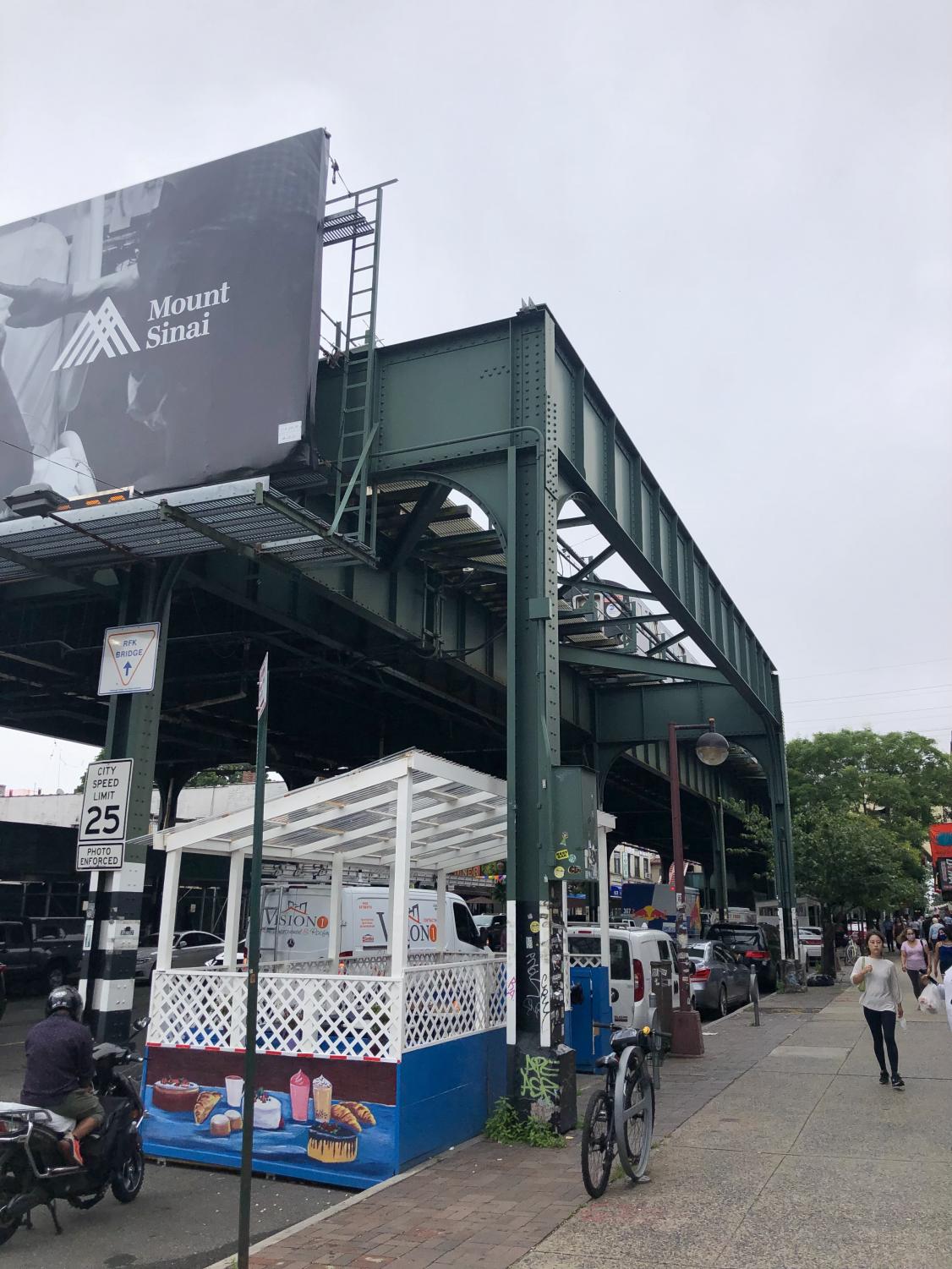 the N train's last stop at Astoria-Ditmars boulevard