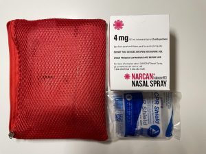 a naloxone nasal spray can, a tool to fight opioid overdoses