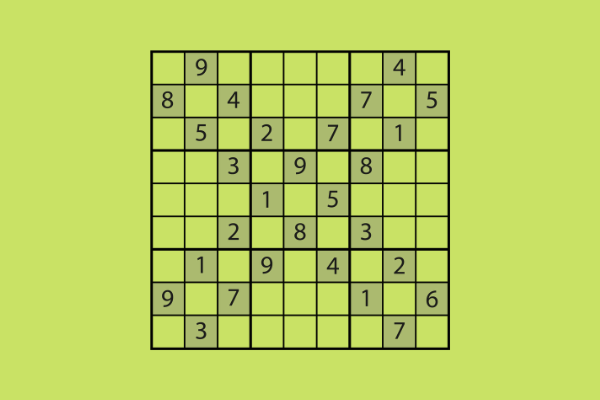 Sudoku, Easy: Nov. 10, 2021