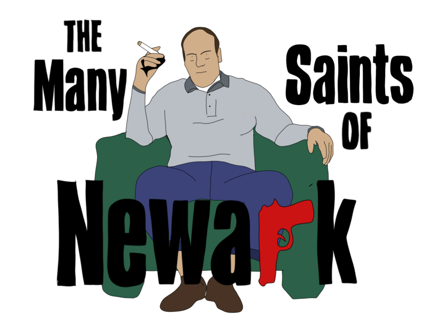 many+saints+of+newark+with+a+man+sitting+in+a+green+chair+graphic