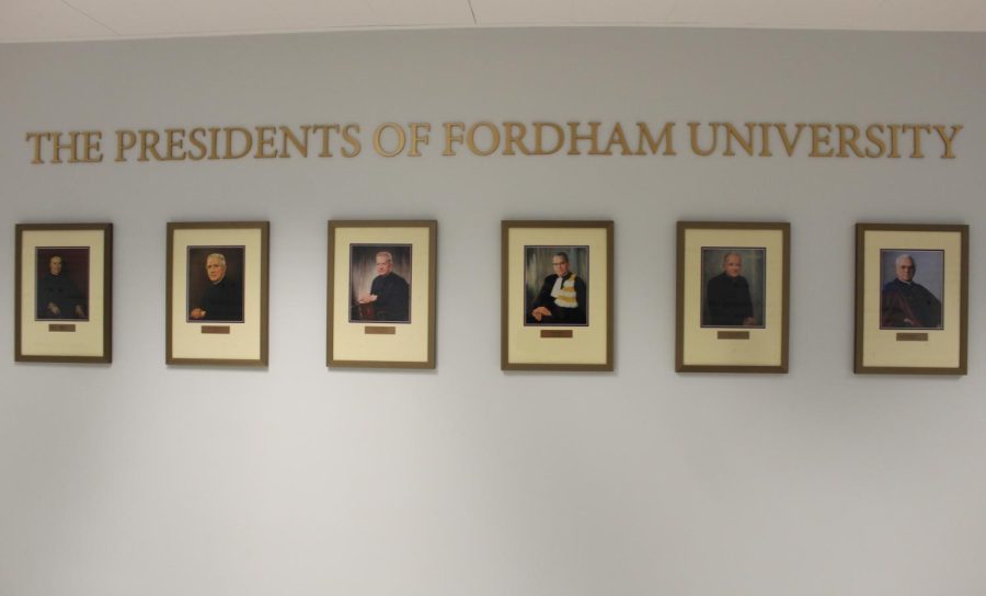 hall+of+president+at+fordham+with+photos+of+most+recent+presidents