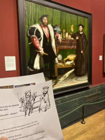 sketch of artwork of henry the eighth at london national gallery