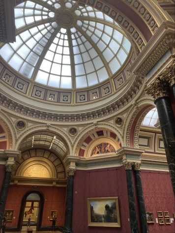 national gallery in london with domed window
