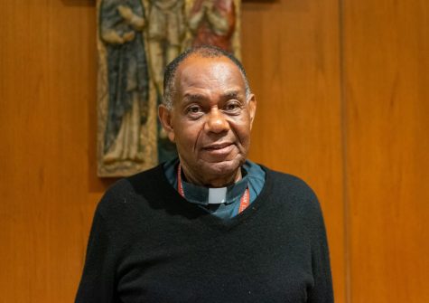 father george quickley smiles in a 2019 photo