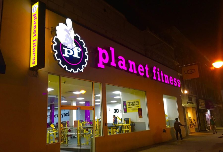 image of a planet fitness