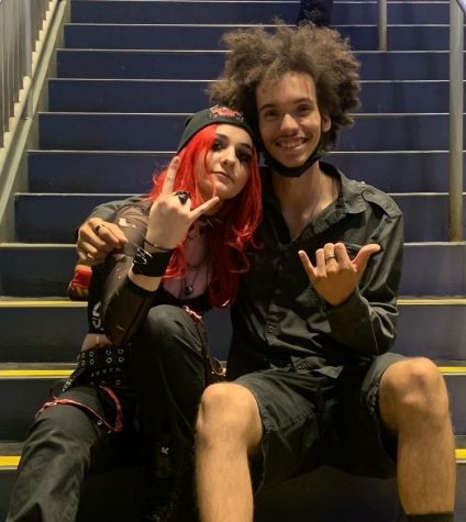 image of two people sitting on stairs