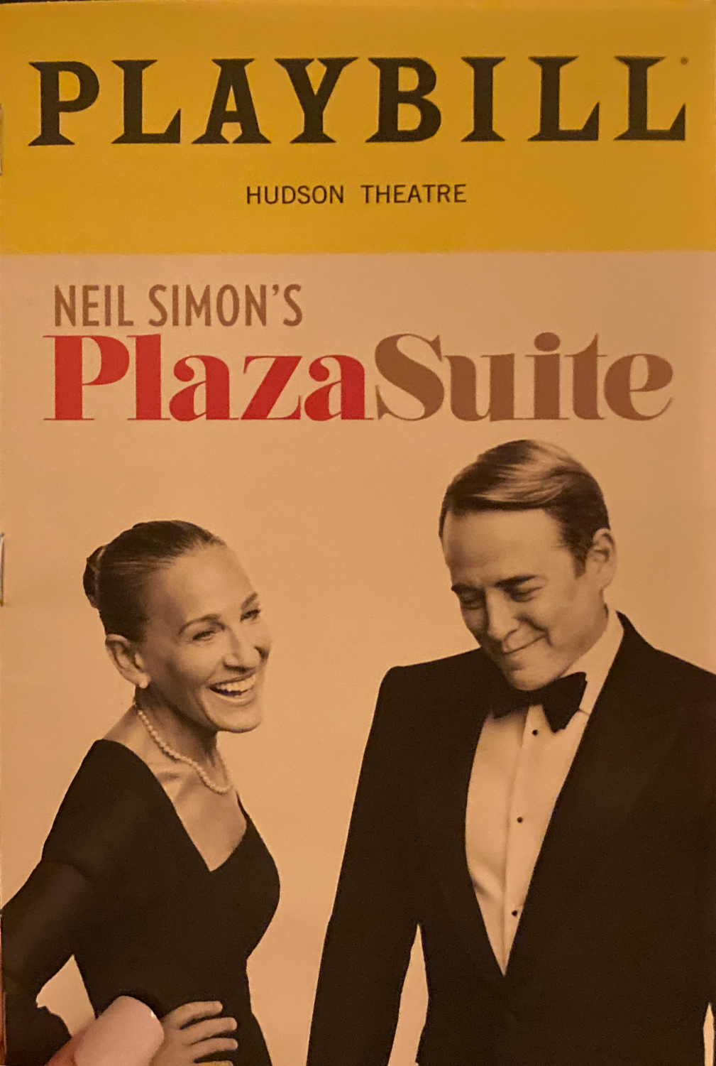 plaza suite playbill