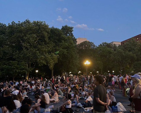 a crowd at the festival