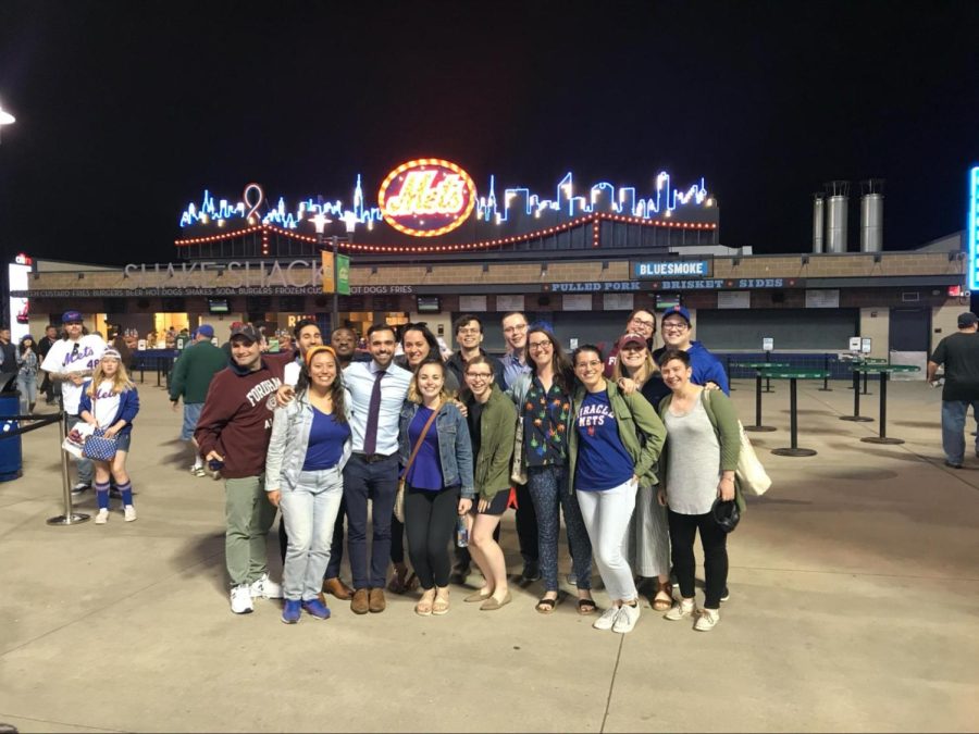 Members+of+YAC+outside+Citi+Field+at+the+%E2%80%9CYoung+Alumni+Night+Out+at+the+Mets%E2%80%9D+on+May+22%2C+2019%2C+after+taking+a+trip+to+see+the+game.