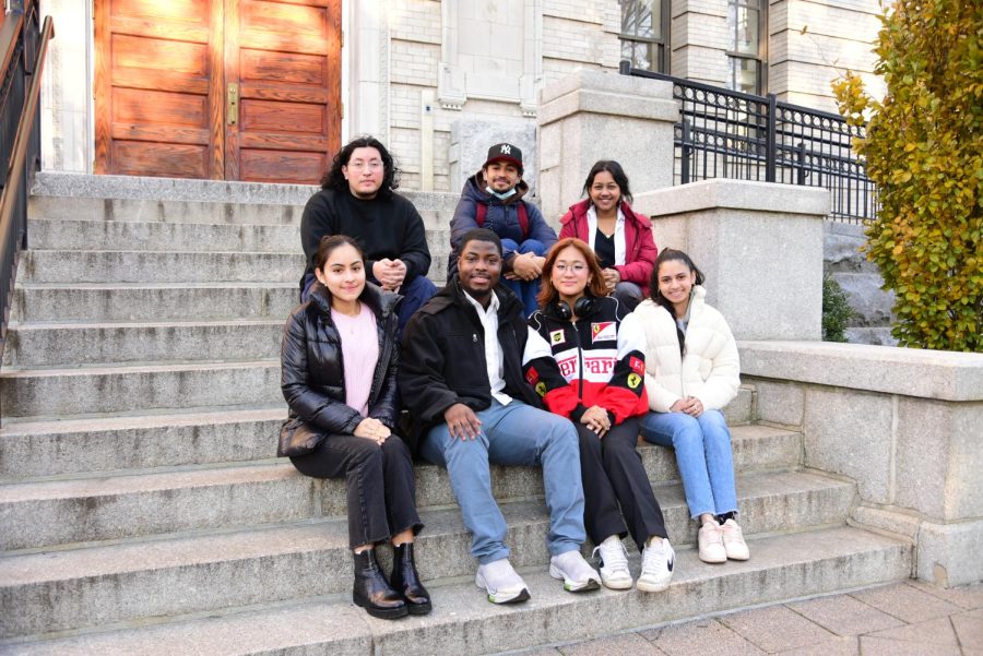 Seven of the nine CSTEP students who received the Housing Fund which provides free on-campus housing to students who would otherwise need to commute. 