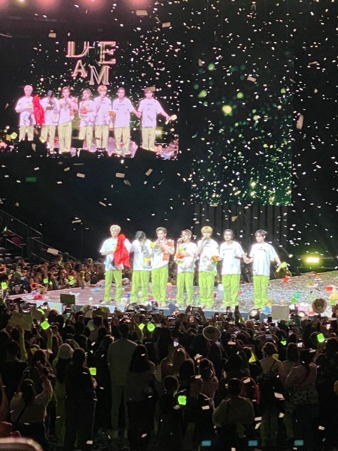  NCT Dream Fans, referred to as “Nctzens,” pose alongside the band after their tour debut at Newark.