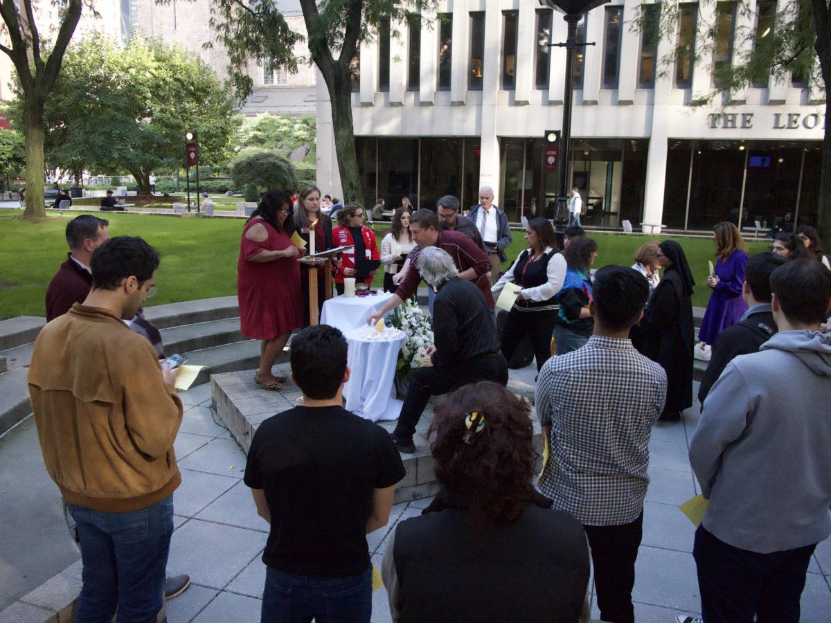 Campus Ministry was asked to host an interfaith prayer open to members of the community amid the Israel-Hamas war.