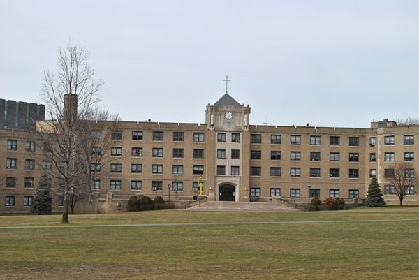 Rose Hill RAs across the residence halls, including Martyrs Court shown above, have been calling for compensation, protection and communication.