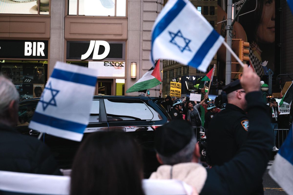 Demonstrations+took+place+around+New+York+City%2C+with+protestors+taking+to+the+streets+in+reaction+to+the+attacks+in+Israel+and+Palestine.