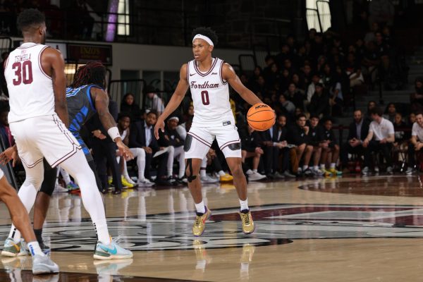Head Coach Keith Urgo predicted that Japhet Medor, FCRH ’24, and Fordham’s leading scorer, will return to court on Jan. 24 after he suffered an ankle injury on Jan. 17.