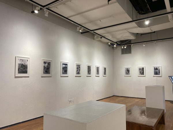 Curator Stephen Apicella-Hitchcock highlighted the range of emotions De Andrade Ledesma captured in his series of 18 black and white photographs.