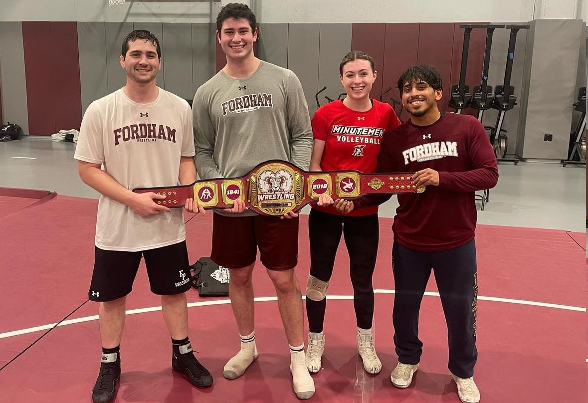 The Club Wrestling team welcomes anyone interested in participating from either Fordham campus, with or without prior wrestling experience. 