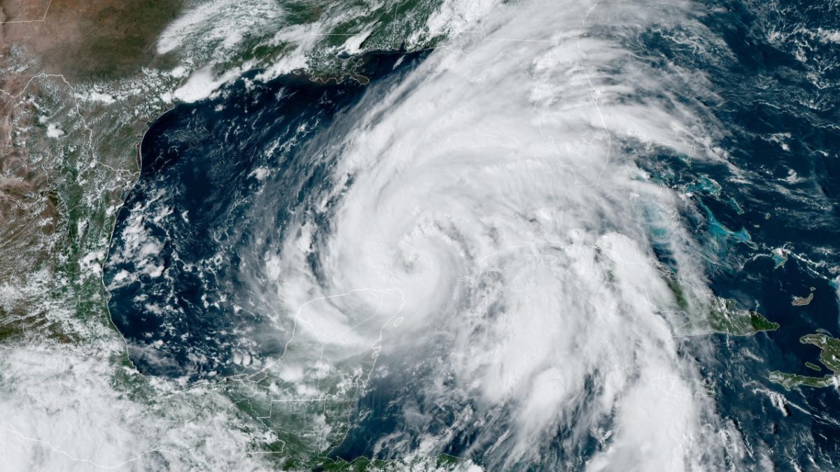 Satellite image of Hurricane Helene on Sept. 25 prior to making landfall.