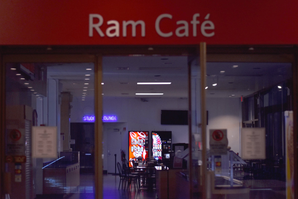 Ram Café closed on a Sunday.