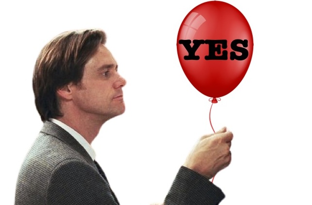 The 2008 movie “Yes Man” follows Carl (Jim Carrey), a man forced to confront his stubborn ways with the power of “yes.”