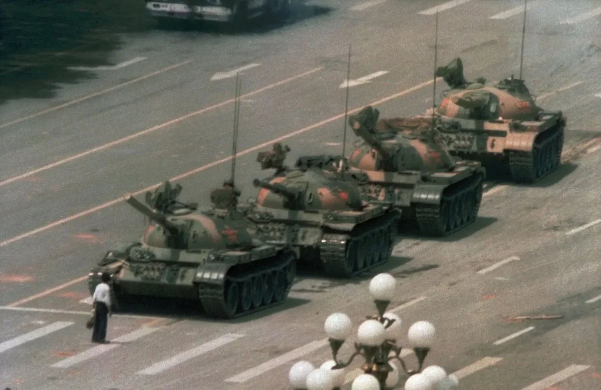 Award-winning reporter Richard Roth wrote and voiced the broadcast of the short clip CBS aired of “Tank Man.”