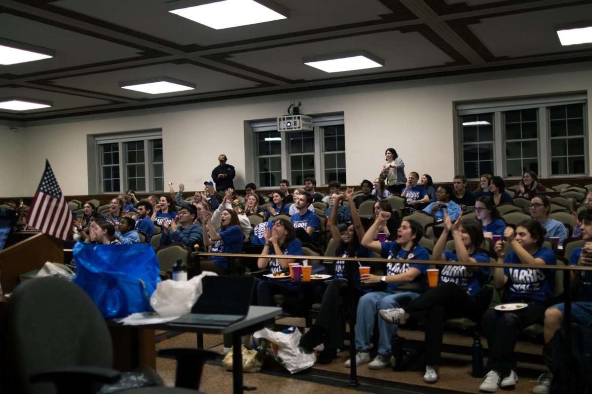 Atacus Jarrett is the treasurer of the Fordham College Democrats and encouraged students to get involved in
canvassing, which he has engaged in since high school.