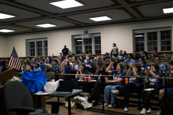 Atacus Jarrett is the treasurer of the Fordham College Democrats and encouraged students to get involved in
canvassing, which he has engaged in since high school.