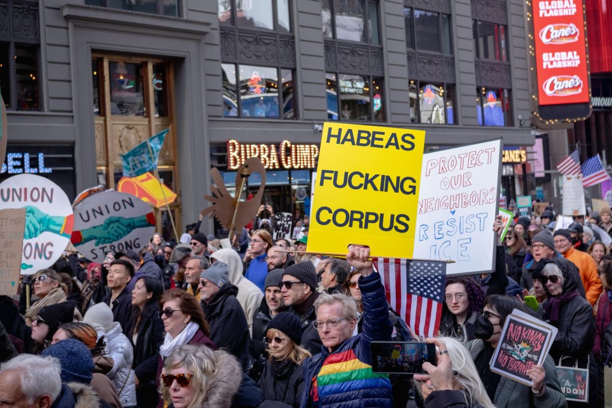 The March 28 No Kings protest saw thousands of New Yorkers march through the streets of midtown. A few of them share why they decided to join the demonstration.