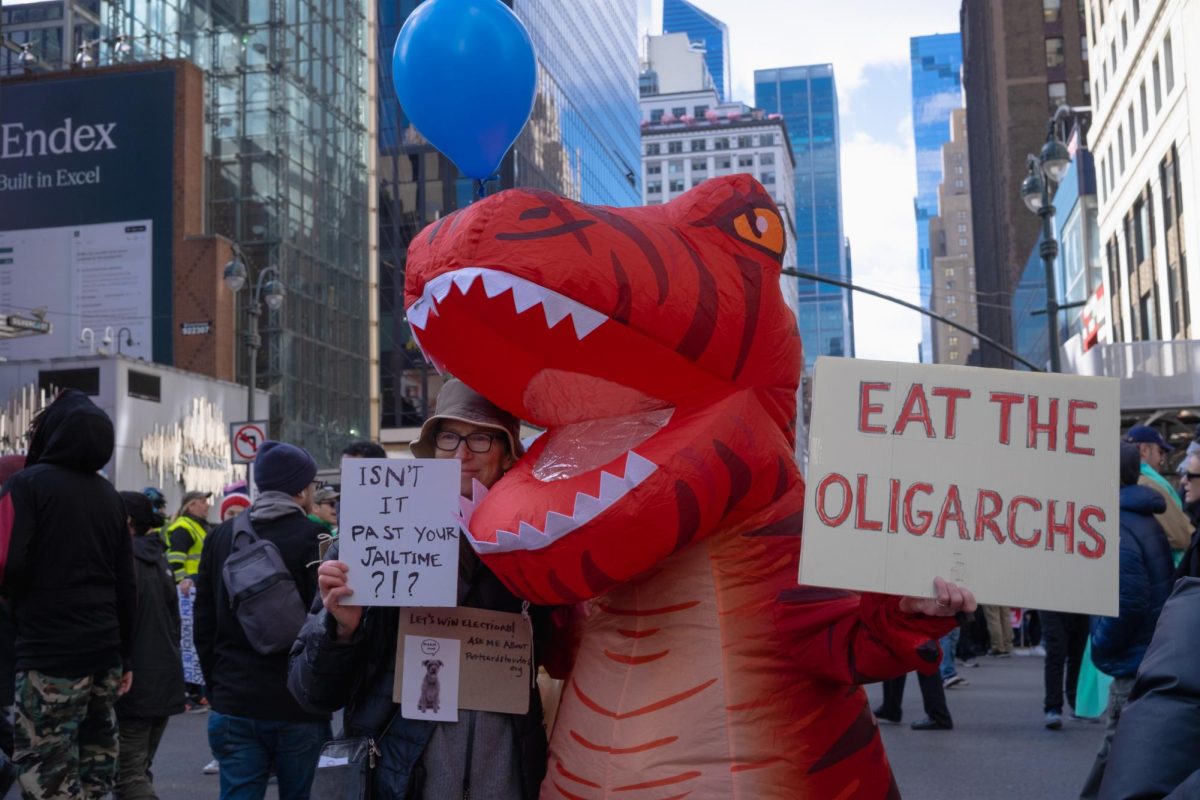 The March 28 No Kings protest saw thousands of New Yorkers march through the streets of midtown. A few of them share why they decided to join the demonstration.
